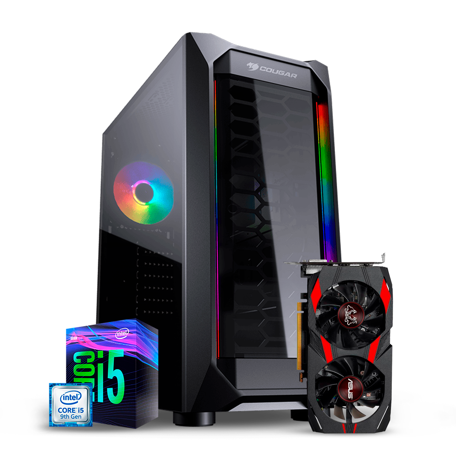Pc ITX Gamer Arena Owned / Core I5 9400F / GTX 1050Ti 4GB / 8GB Ram / SSD  240GB | ITX Gamer